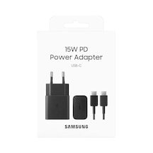 15 Watt Hızlı Şarj Seti, Type-c Adaptör Ve Type-c Kablo, Siyah, Ep-t1510xbegww