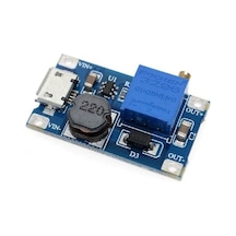 Mt3608 Lm2577 Micro Usb Voltaj Yükseltici 2v-24v - 5v/9v/12v/28v 2a