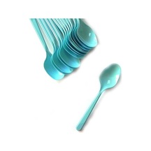 Plastik Kaşık Mavi 25 Adet