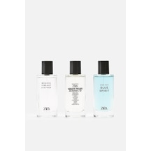 Zara Blue Spirit + Night Pour + Vibrant Leather Erkek Parfüm EDP 3 x 40 ML