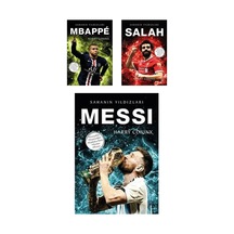 Sahanın Yıldızları Messi-mbappe-salah Futbolcu Kartı-sticker-poster