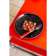 Star Emaye Pasta/sunum Tabağı 21cm Çok renkli