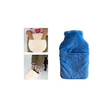 Sıcak Su Torbası Cepli Mavi Peluş Termofor 32,5x17,5cm 1500 Ml Sıcak Su Torbası Cepli Mavi Peluş Termofor 32,5x17,5cm 1500 Ml