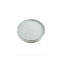 Zengemtx Yuvarlak Ahşap Anfora Kumaş Piercing Küpelik 20 Cm-gri çok renkli