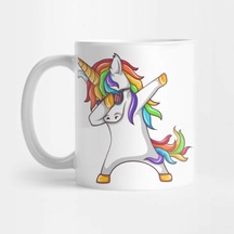 Dabbing Unicorn Kupa Bardak Çok Renkli