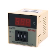 Moveevo Xmtd-2001 Dijital Sıcaklık Kontrol Cihazı, 0-399 C Aralığında, Yüksek Hassasiyetli, Kısa Abs Kasa, 220vac