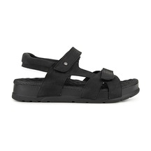 Muya Sagrado Anatomik Taban Topuk Dikeni Erkek Sandalet Siyah