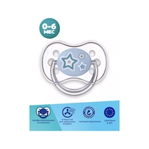 Canpol Babies 0-6 Aylık Yenidoğanlar İçin Silikon Emzik 169580527 Açık Mavi