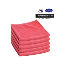 Solare Microjet Mikrofiber Temizlik Bezi Kırmızı 5'li 40 x 40 CM