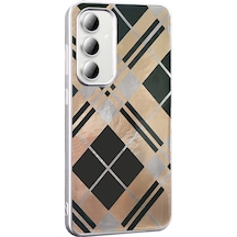 Kilifone - Galaxy Uyumlu A35 Uyumlu - Kılıf Desenli Koruyucu Mep Kapak - İncili Fiyonk - T36851 İncili Fiyonk