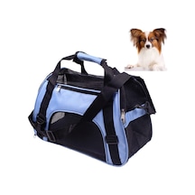 Taşınabilir Pet Sırt Çantası Köpek Go Out Messenger Katlanır Çanta Pet Malzemeleri, Özellikler: Orta Mavi