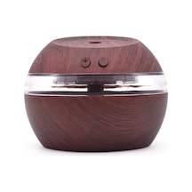 Honmex 300ml Usb Ultrasonik Nemlendirici, Ahşap Desenli, Minyatür, Sessiz, 4 Renk Işık, Otomatik Kapanma, Ev Ve Ofis Kullanıma Uygun