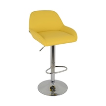 Bürocci Texas Bar Taburesi - Sarı Deri - 9506S0113 Çok Renkli