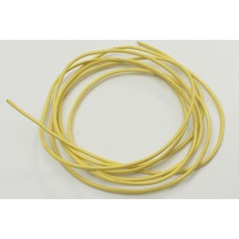 Deri Kordon 3 Mm Yuvarlak Hakiki Deri 2 Metre 3 Mm / Sarı
