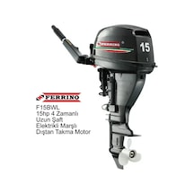 Ferrino 15 Hp 4t Dıştan Takma Motor Model:f15bwl Uzun Şaft Marşlı