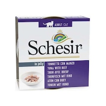 Ton Balıklı Ve Sığır Etli Jelly Yetişkin Kedi Konservesi 85 Gr