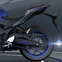 D.ı.d Yazılı Lacivert Arka Maşa Sticker Etiket Modeli