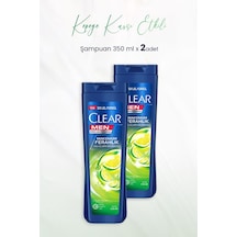 Clear Men Kepeğe Karşı Etkili Şampuan Maksimum Ferahlık Limon Özlü 2 x 350 ML