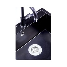 Ayrex Seahome Süzgeçli Lavabo Banyo Küvet Tıkacı, Yuvarlak Evye Küvet Banyo Gider Kapağı Beyaz Renk Isgfm3