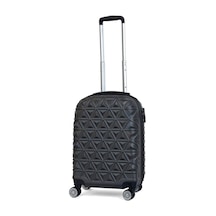 Reymond Luggage Piramit Desen ABS Seyahat Valizi, Canyon Serisi,  Antrasit - Kabin Boy Antrasit