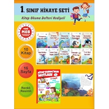 1.sınıflar İçin Okumayı Sevdiren 10 Lu Hikaye Seti 2 Kitap Okuma Defteri Hediyeli