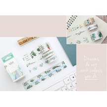 Pazly 4 Rulo 3 Genişlik Washi Bant Seti - Dekoratif Maskeleme Bandı El Sanatları İçin: Scrapbooking, Planlayıcı, Hediye