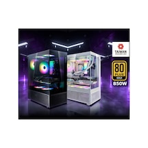 XPG Invader X Mini 5xARGB Fan Siyah 850W 80+Gold ATX Gaming Oyuncu Kasa
