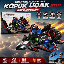 Uzaktan Kumandalı Köpük Uçak S101 Led Işıklı Rc Uçak Darbeye Dayanıklı Köpük Gövde