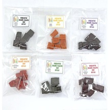 Hobiflex Mum Boyası Konsantre Granül Parafin - Soya Wax Mum Boyası Set 6 Renk 60 Gr Çok Renkli