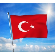 Türkiye Cumhuriyeti Bayrağı Alpaka Kumaş 100x150 Cm Diğer