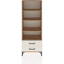 Arges Dolap 4 Raflı 2 Çekmeceli 60x30x163 Çam-aytaşı Çam