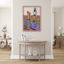 Dalgalardan Uzanan Eller - Metal Tablo - Dec0327 36 X 50 Cm Çok Renkli