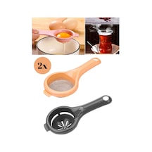 Çay Süzgeci Ve Yumurta Ayırıcı 2'li Set Plastik Diğer
