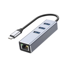 5224 Type C To Usb 3.0 Ethernet Gigabit Rj45 3 Port Hub Çoklayıcı