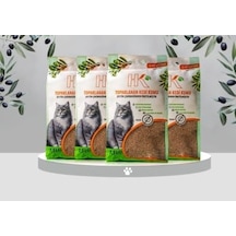 Zeytin Çekirdeğinden Üretilen Aktif Karbonlu%100 Doğal Kedi Kumu 7.5lx4