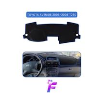 Toyota Avensis T250 2003-2008 Uyumlu Torpido Örtüsü Çatlama Ve Isıya Karşı Tam Koruma B11 Mavi