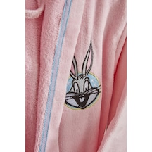 Karaca Home Looney Tunes Bugs Bunny Kapüşonlu Bornoz 4/6 Yaş 203.12.01.0009 Pembe