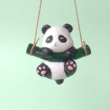 Cutemodels Sallanan Panda 10x10 Cm