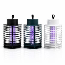 Usb Şarjlı - 2 Renk Işık Asma Aparat - Sessiz Çalışma Uv Işıklı Sinek Kovucu Hs-373 5332