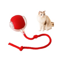 Geeroyoo Otomatik Kedi Oyun Topu Av İçgüdüsünü Uyaran Akıllı Hareketli Oyuncak 3 Modlu Şarj Edilebilir Kedi Topu