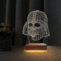 3D Star Wars Darth Vader Lamba Çocuk Odası Gece Lambası