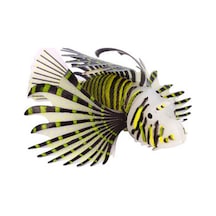 Yaleker Gece Parlayan Siyah Silikon Akvaryum Balık Dekoru - 11.5x3x7.5cm