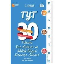 Palme Tyt Felsefe Din Kültürü ve Ahlak Bilgisi 30 Deneme Sınavı