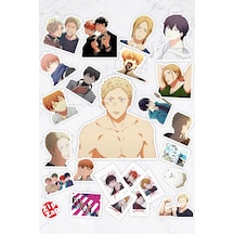 Given Anime Telefon Laptop Bullet Journal Yapışkanlı Folyo Sticker Paketi 25 Adet Çok Renkli