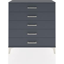 Arges Şifonyer 5 Çekmeceli 88x30x96 Antrasit-antrasit Antrasit