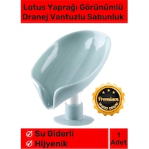 Şık Tasarım Tezgah Üstü Mutfak Banyo Bulaşık Lavabo Vantuzlu Su Tutmaz Giderli Katı Sabunluk Çok Renkli
