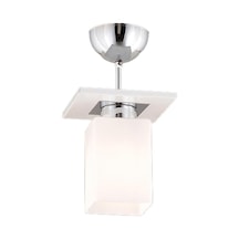 Atlas Tekli Beyaz Kare Mutfak -Banyo Avize