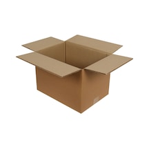 Baskısız Oluklu Kraft Karton Kargo Taşınma Depolama Kolisi - 30x40x35 Cm. - 10 Adetlik 3 Paket 30 Adet
