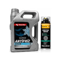 Petrol Ofisi Super Antifriz Yeşil 3lt + Lastik Tamir Kiti 400 Ml