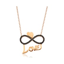 Casera's Gümüş Kalpli Sonsuzluk Love Kadın Kolye Csr2181772 Gümüş